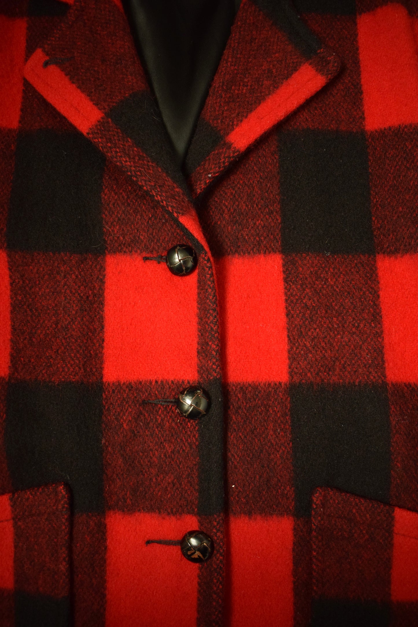 Vintage Woolruch Chunky Check Coat