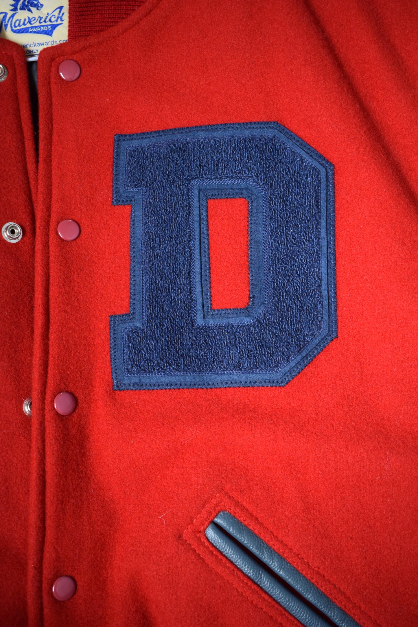 Vintage Maverick Awards Varsity Jacket