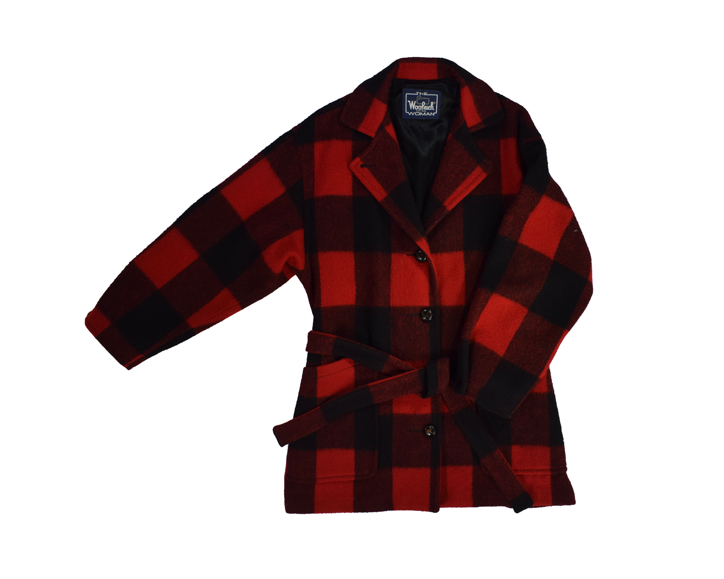 Vintage Woolruch Chunky Check Coat