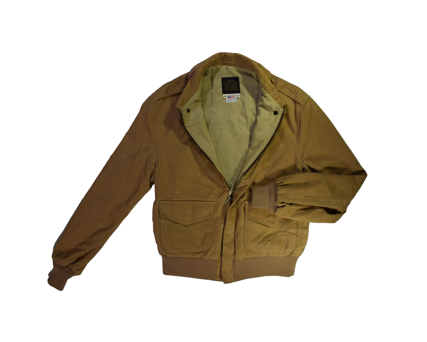 Vintage Avirex LTD. Camel Bomber Jacket