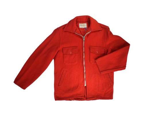 Vintage Melton Outerwear Woolen Coat