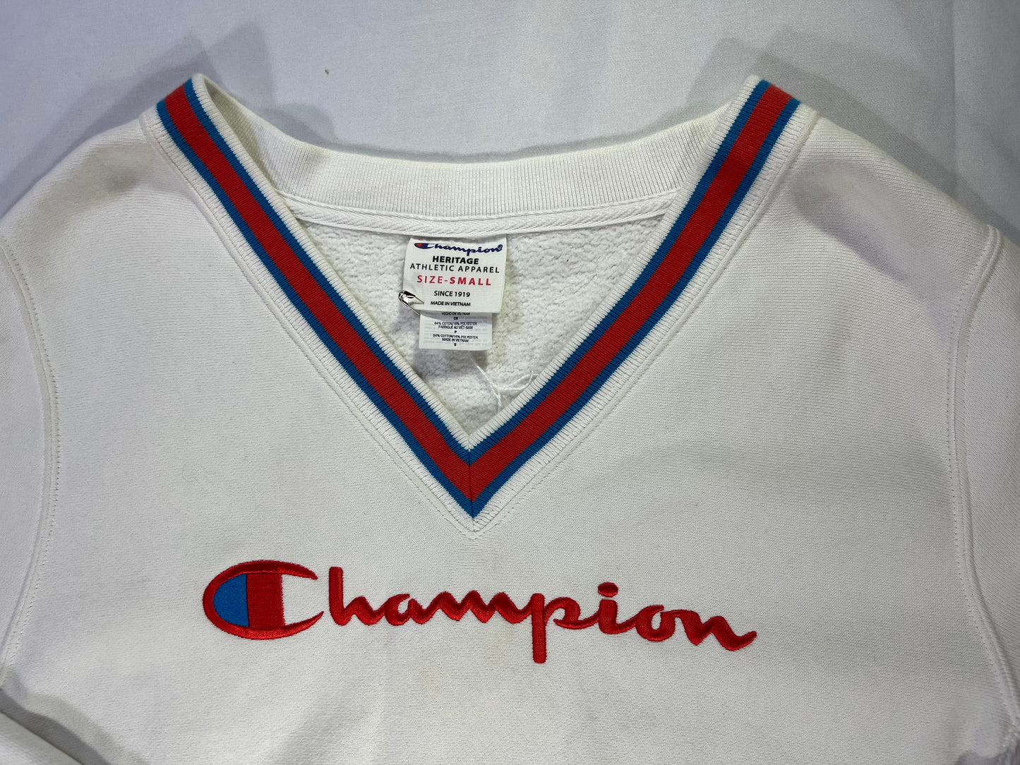Vintage Champion Heritage Athletic Apparel Tennis Sweater