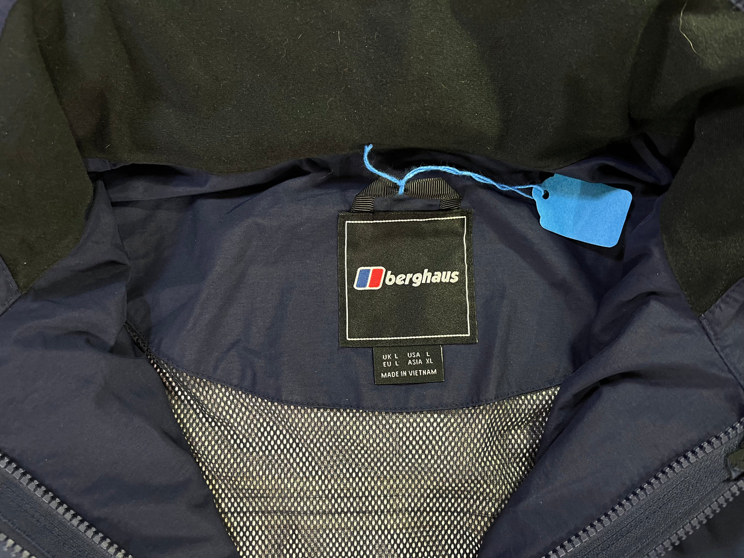 Vintage Blue Berghaus Coat With Hood