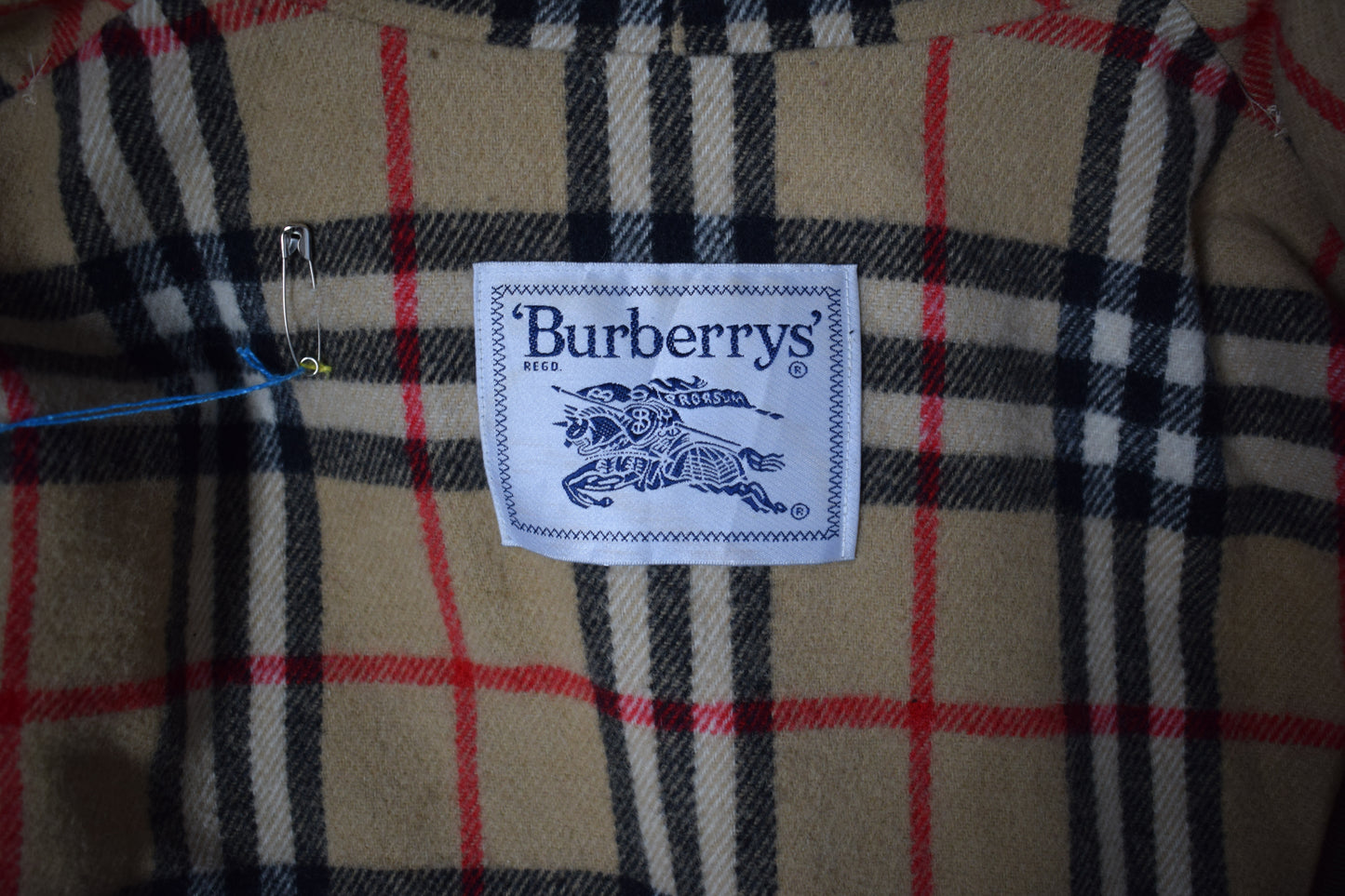 Vintage Pre 1990s Brown Burberrys' Hooded Jacket