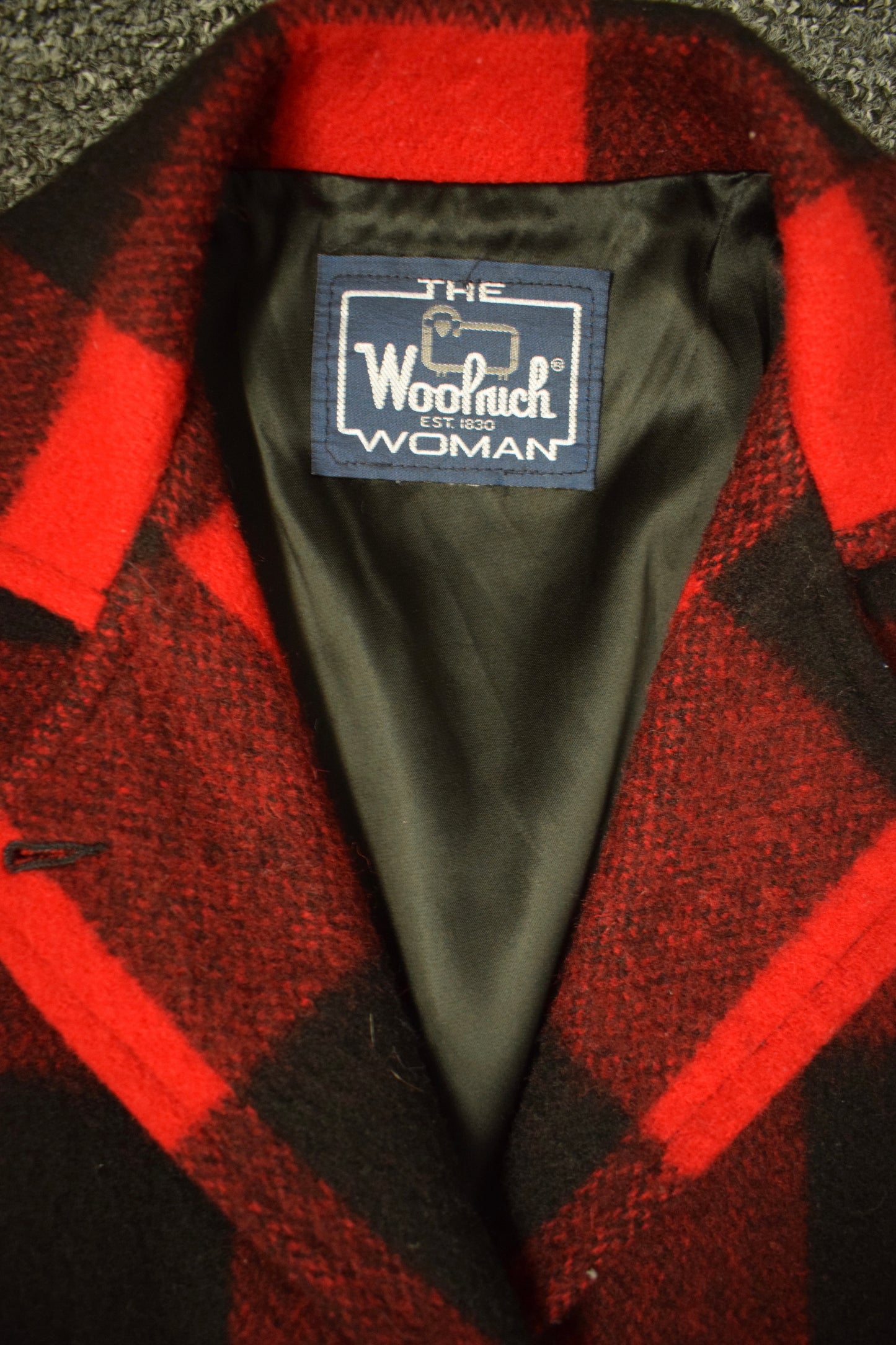 Vintage Woolruch Chunky Check Coat