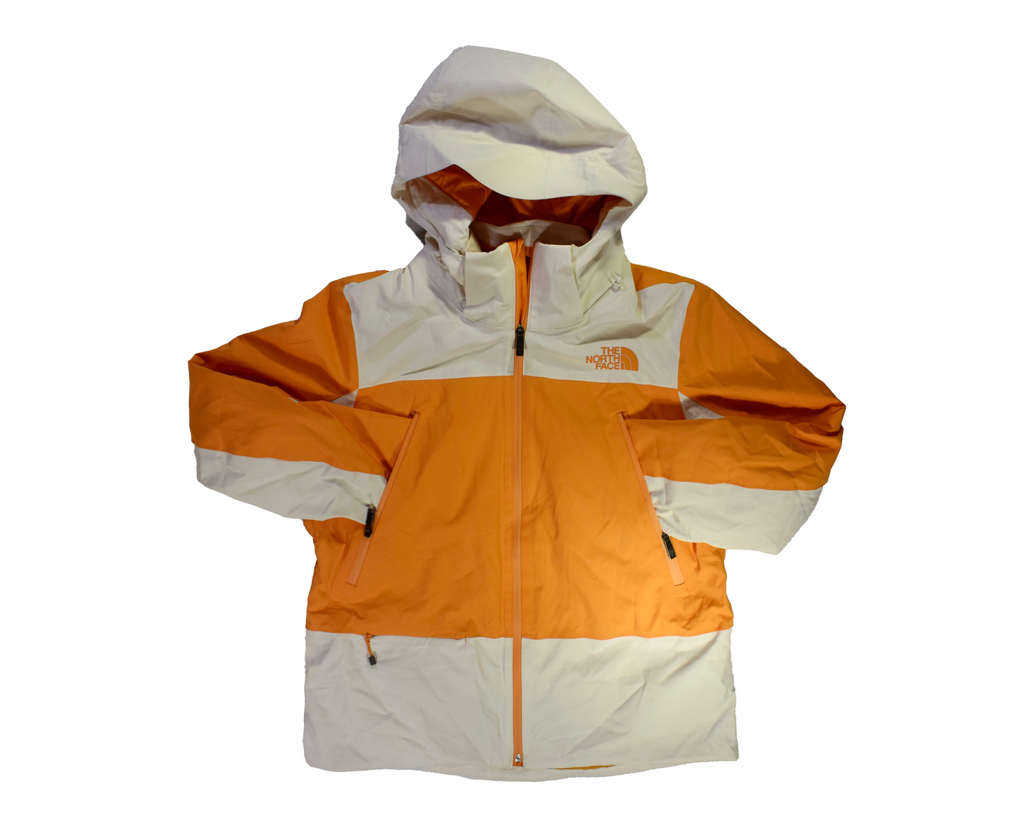 Vintage North Face Jacket (White & Orange)