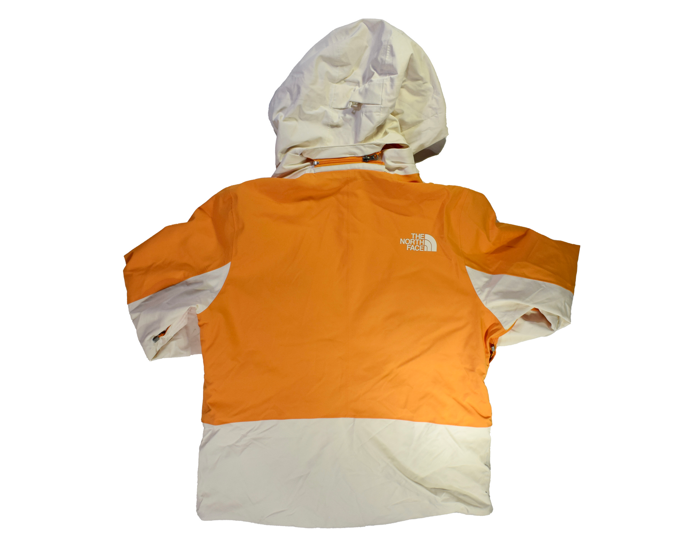 Vintage North Face Jacket (White & Orange)