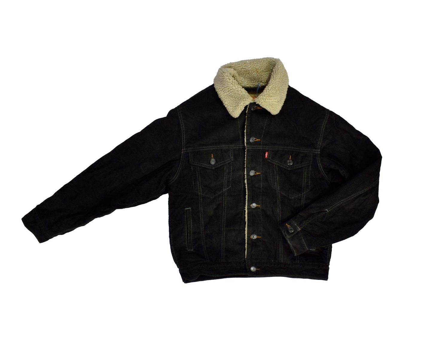 Vintage Black Levi's Sherpa Trucker Jacket