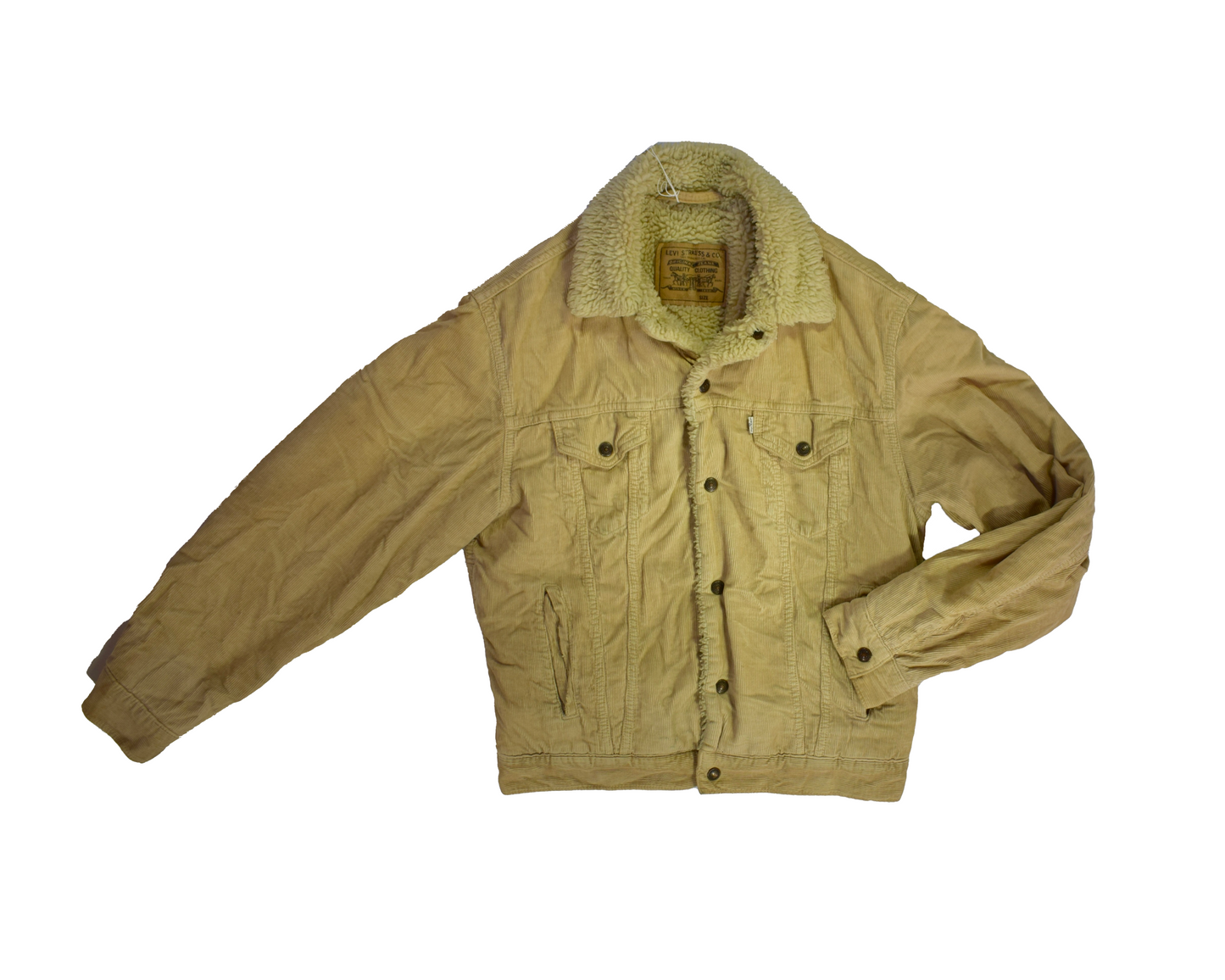 Vintage Cream Levi's Sherpa Trucker Jacket