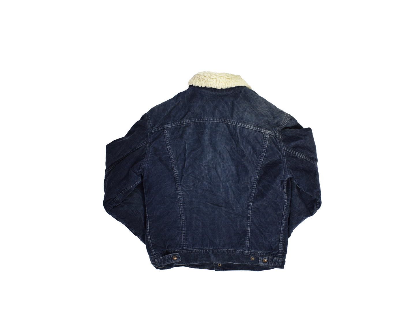 Vintage Navy Levi's Sherpa Trucker Jacket