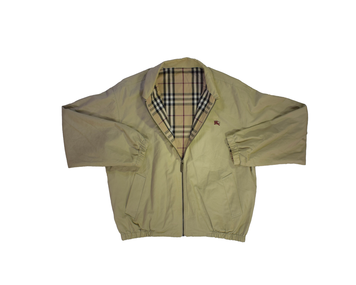 Vintage Burberry Bomber Jacket (Reversible)