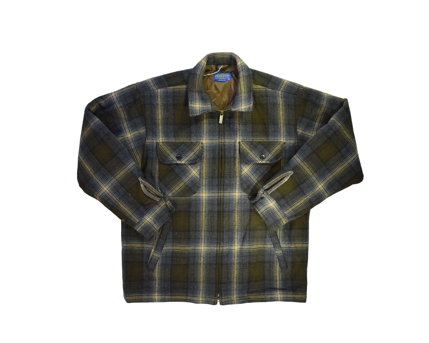 Vintage Plaid Pendleton Wool Workwear Jacket