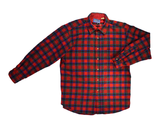 Vintage Red Plaid Pendleton Shirt