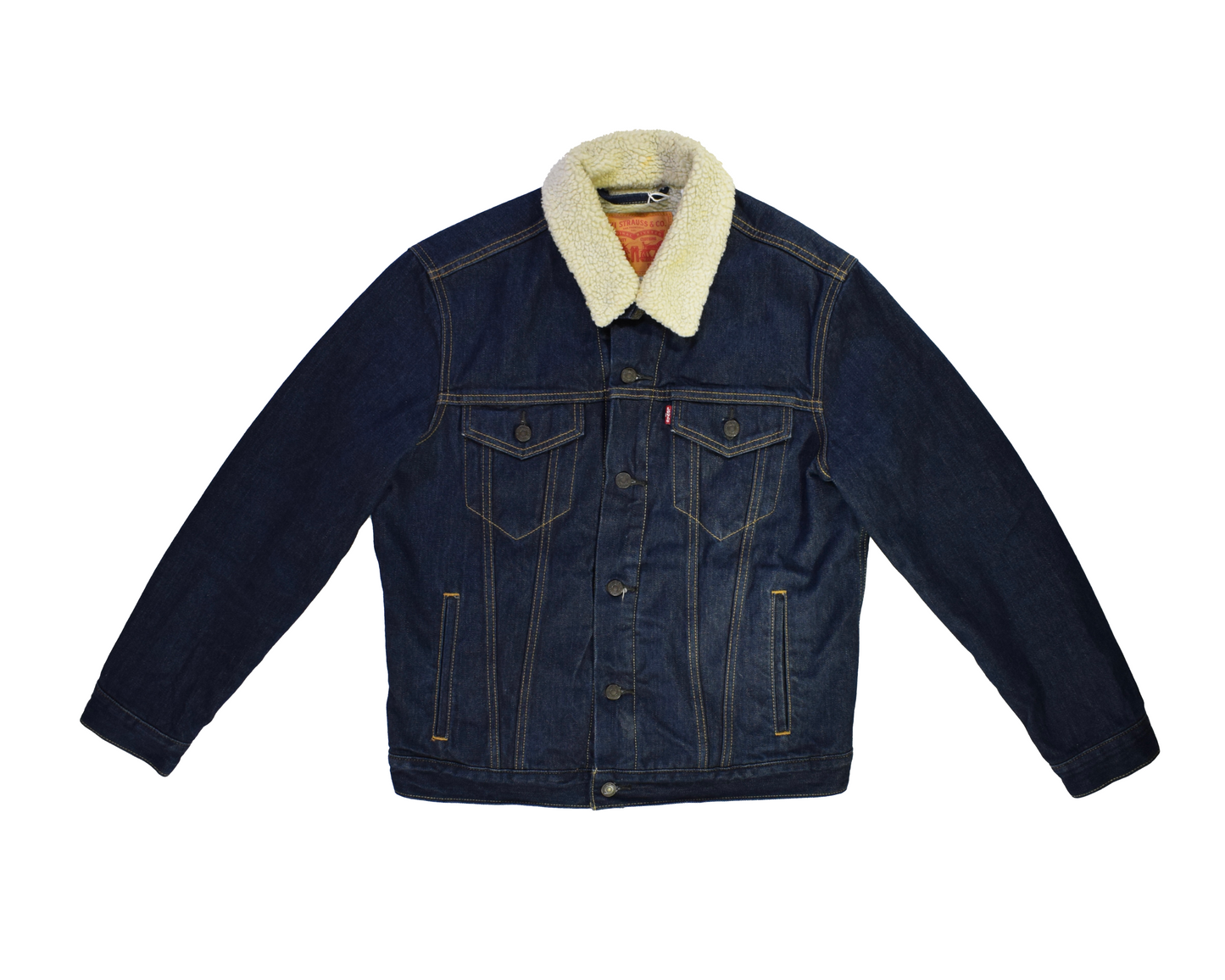 Vintage Levi's Trucker Jacket (Dark Blue Denim)