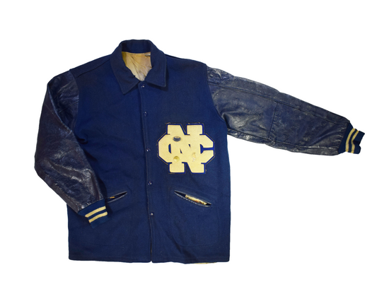 Vintage Speedline Blue Varsity Jacket