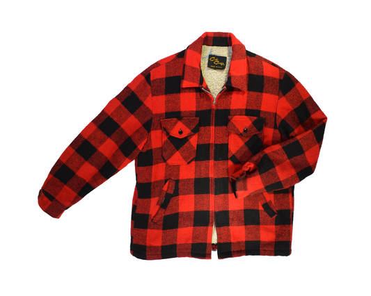 Vintage Cal Craft Plaid Work Jacket