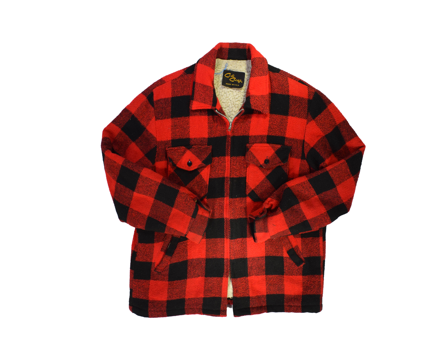 Vintage Cal Craft Plaid Work Jacket