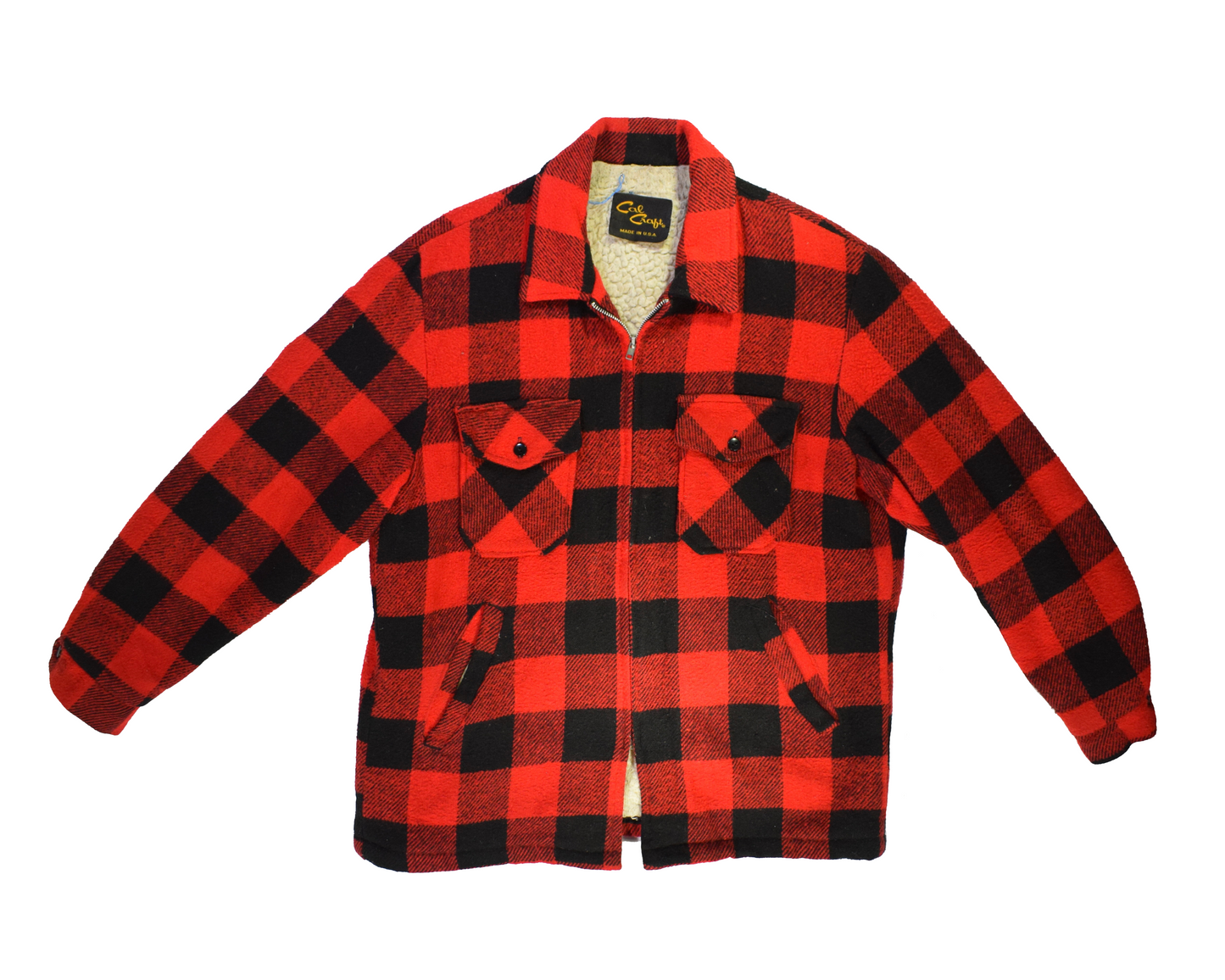 Vintage Cal Craft Plaid Work Jacket