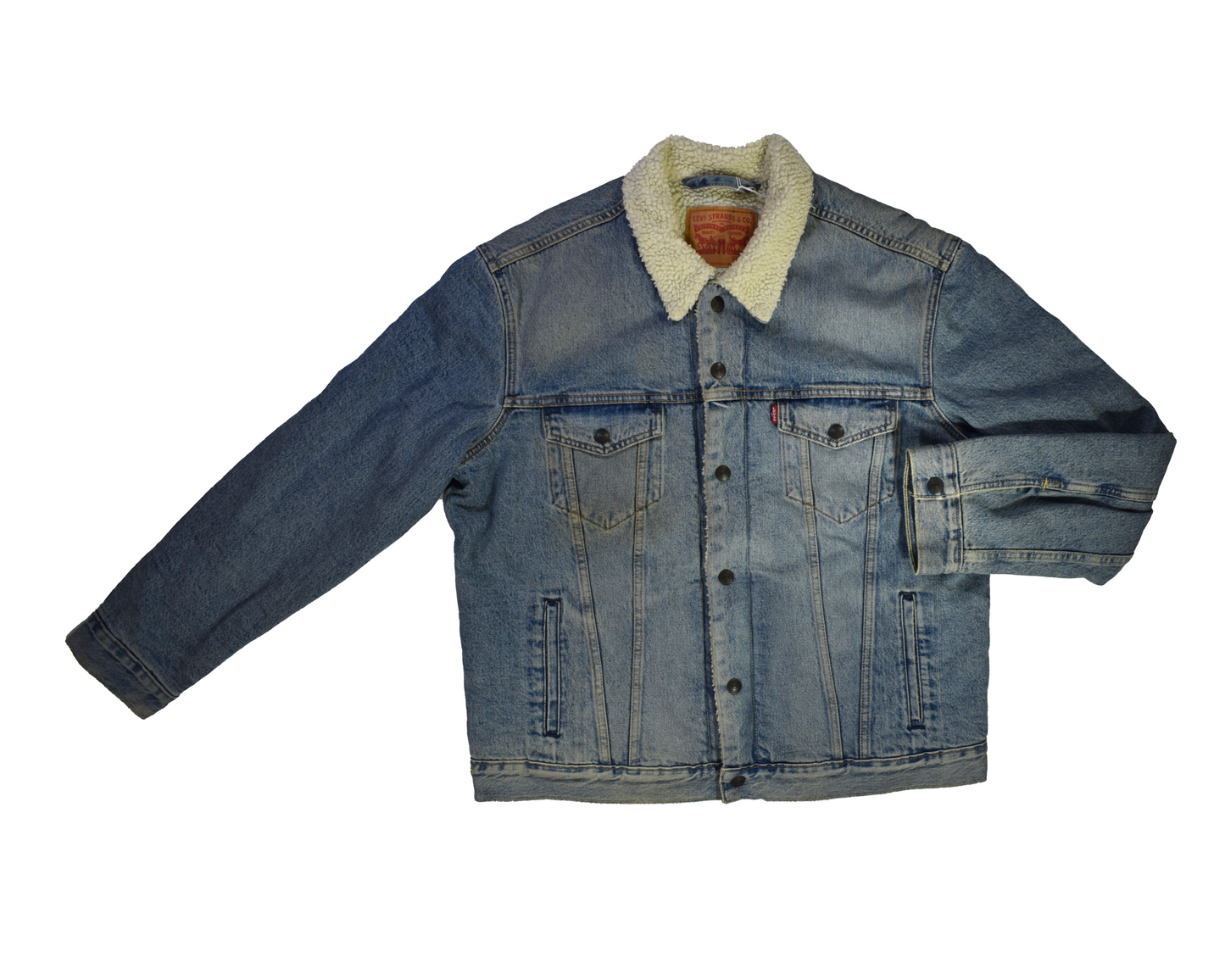 Vintage Levi's Sherpa Jacket (Pale Blue)