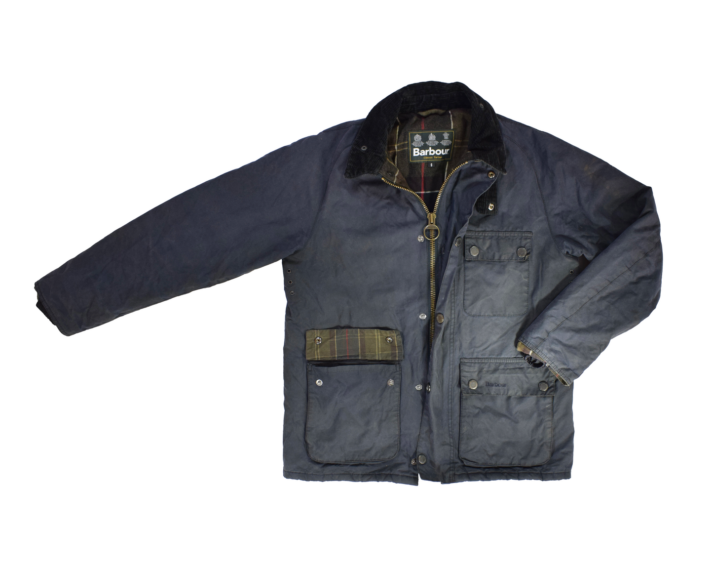 Vintage Blue Barbour Wax Jacket