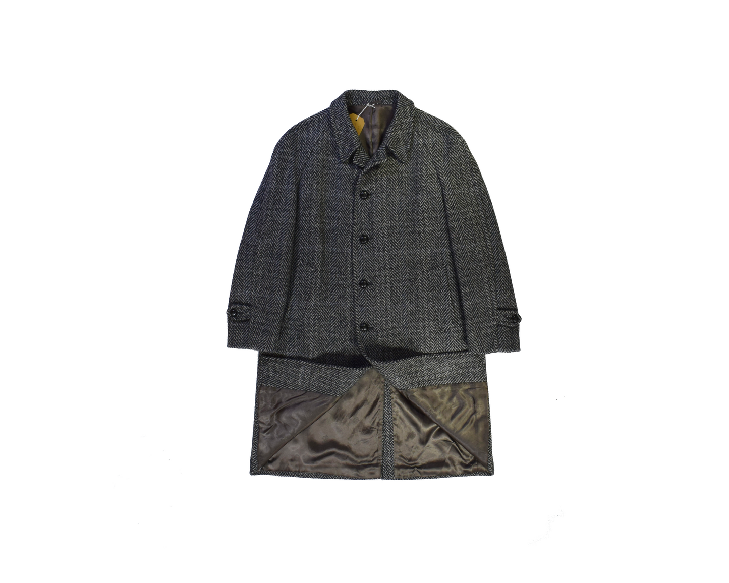 Vintage Crombie By Crombie Houndstooth Coat