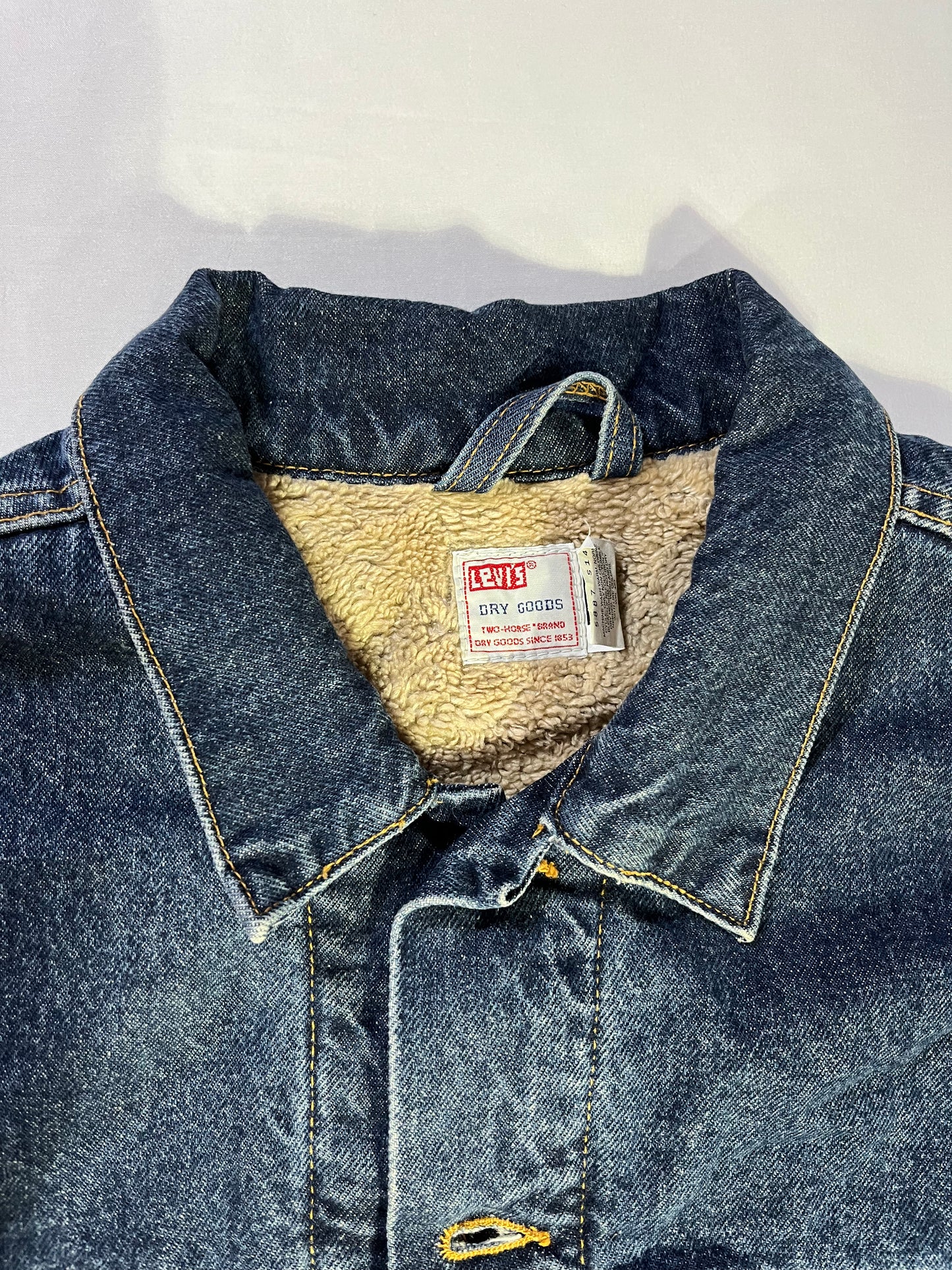 Vintage Levi's Trucker Jacket, Navy