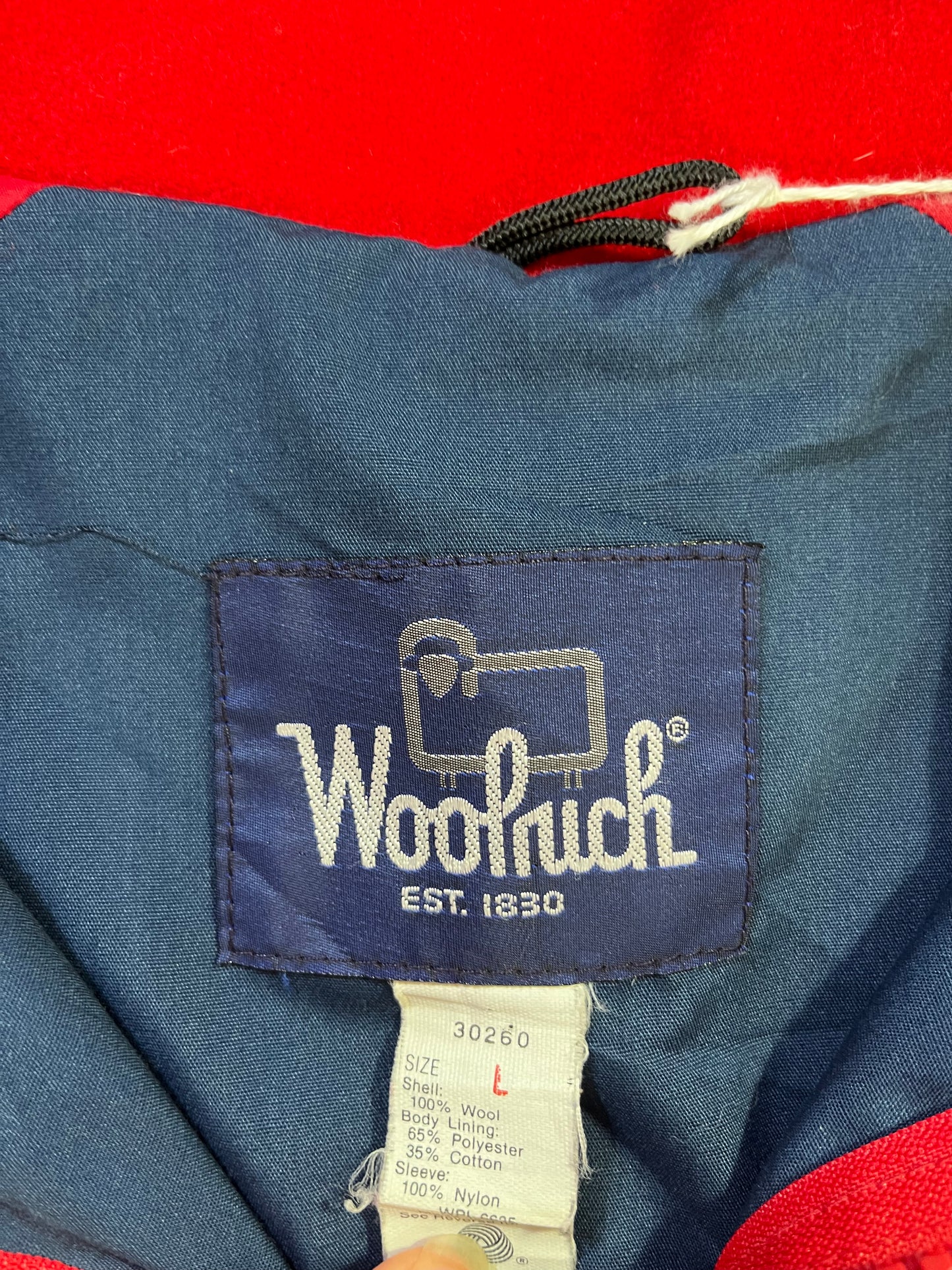 Vintage Red Woolrich Coat