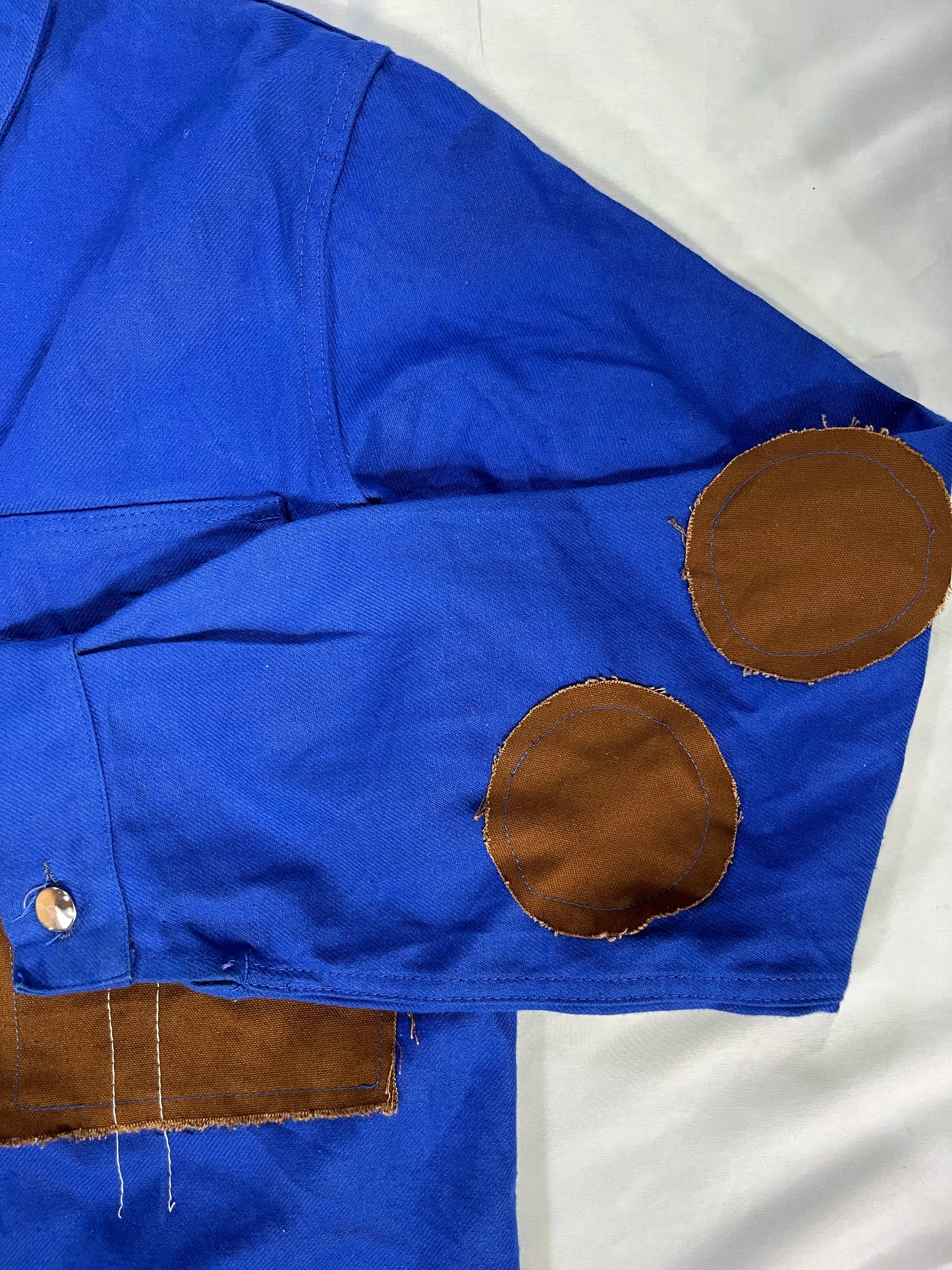 Vintage Blue Reworked Workwear Shirt