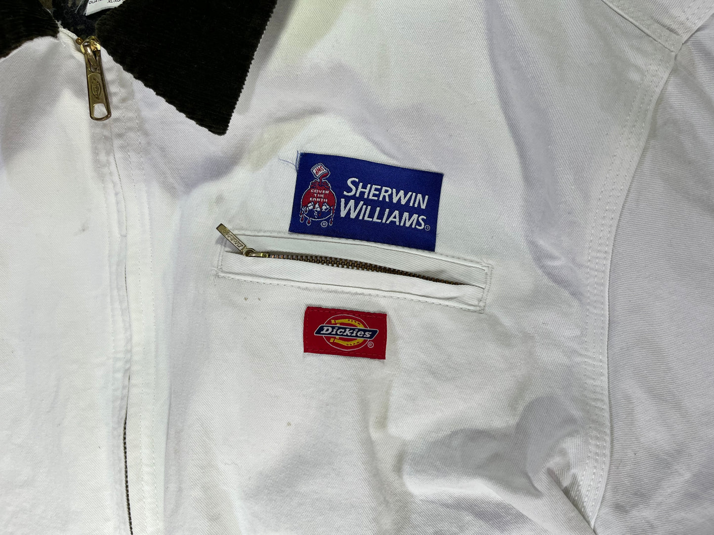 Vintage White Dickies Workwear Jacket