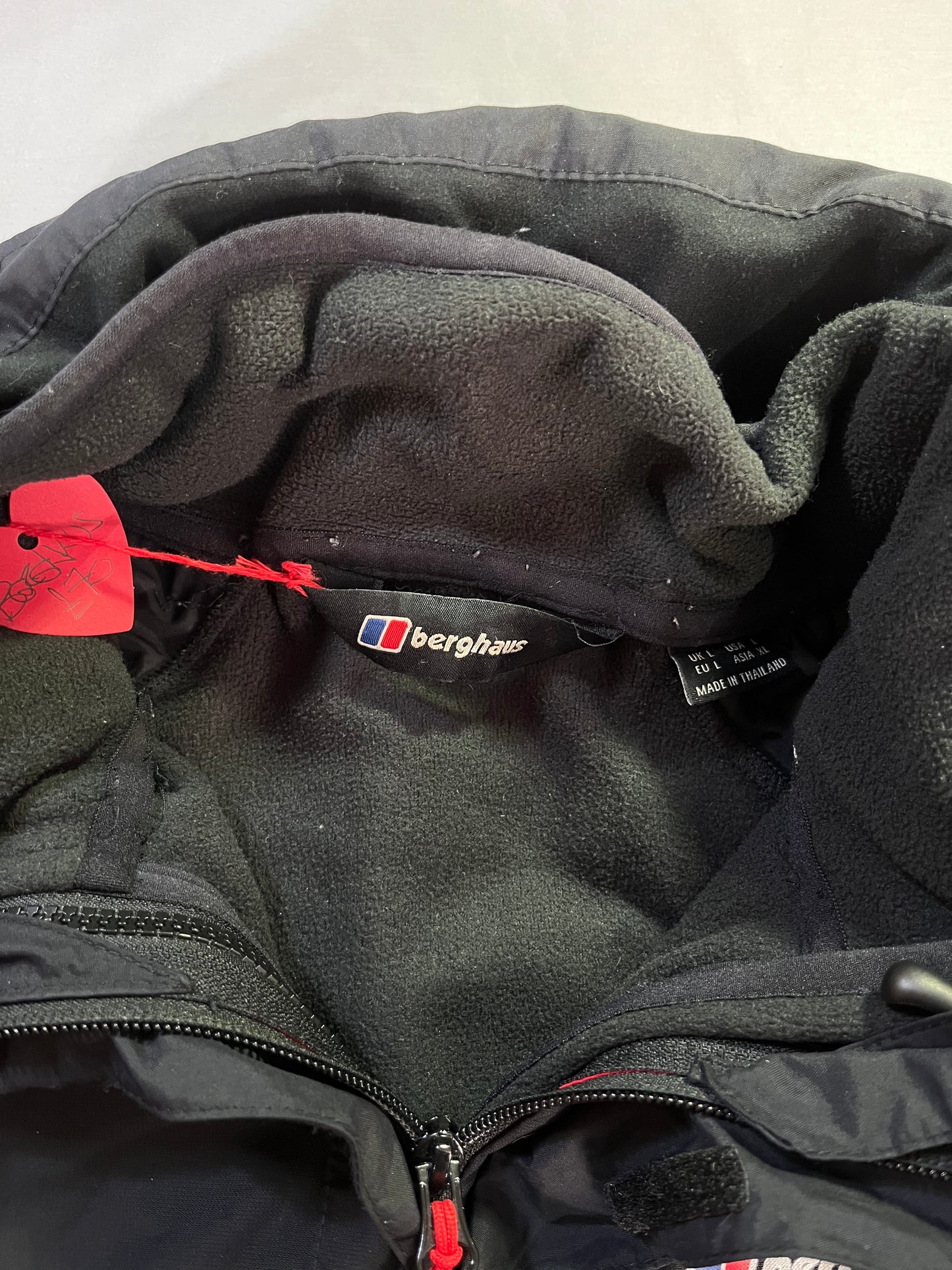 Vintage Black Berghaus Coat With Hood