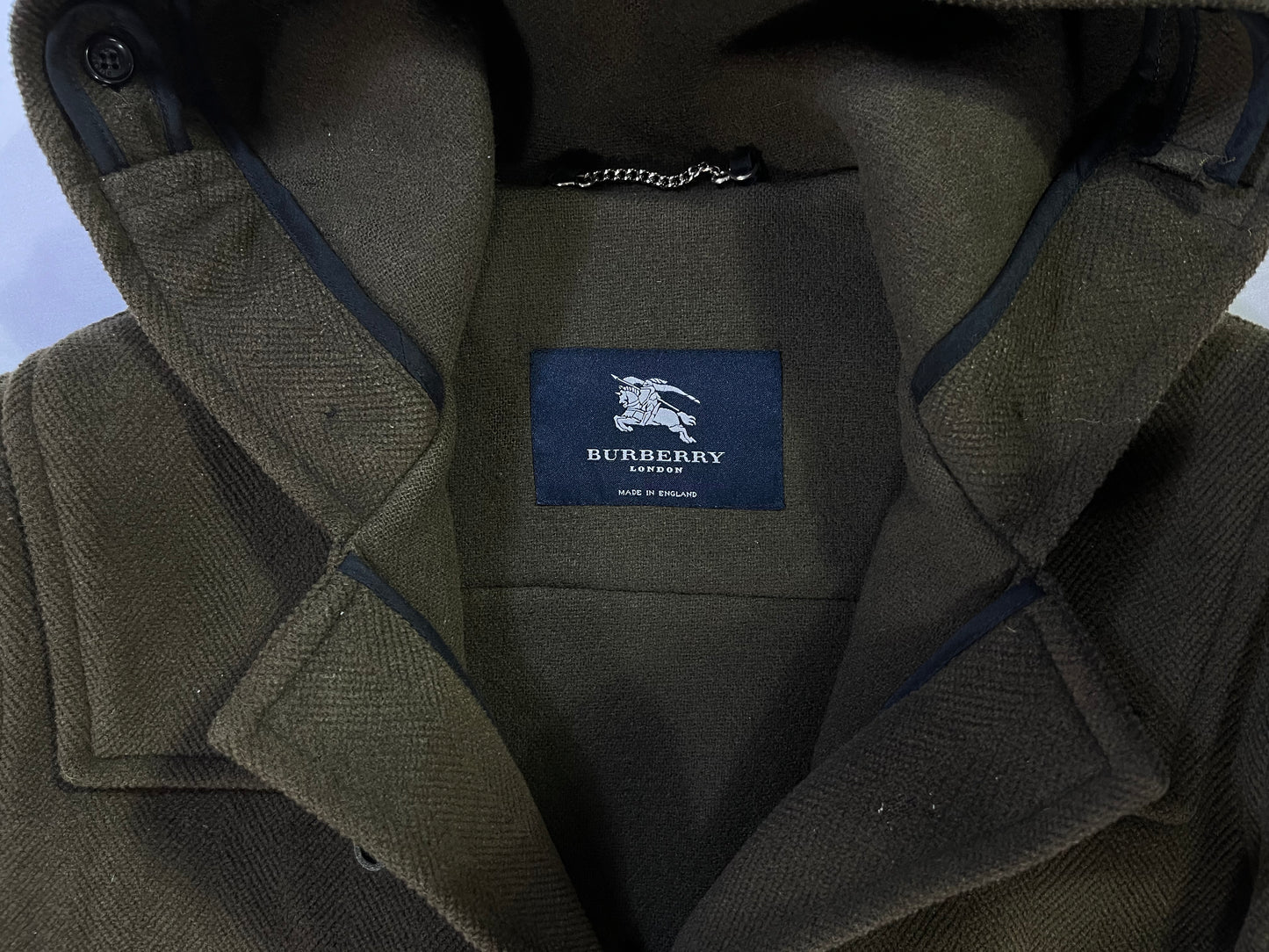 Vintage Burberry Duffle Style Coat