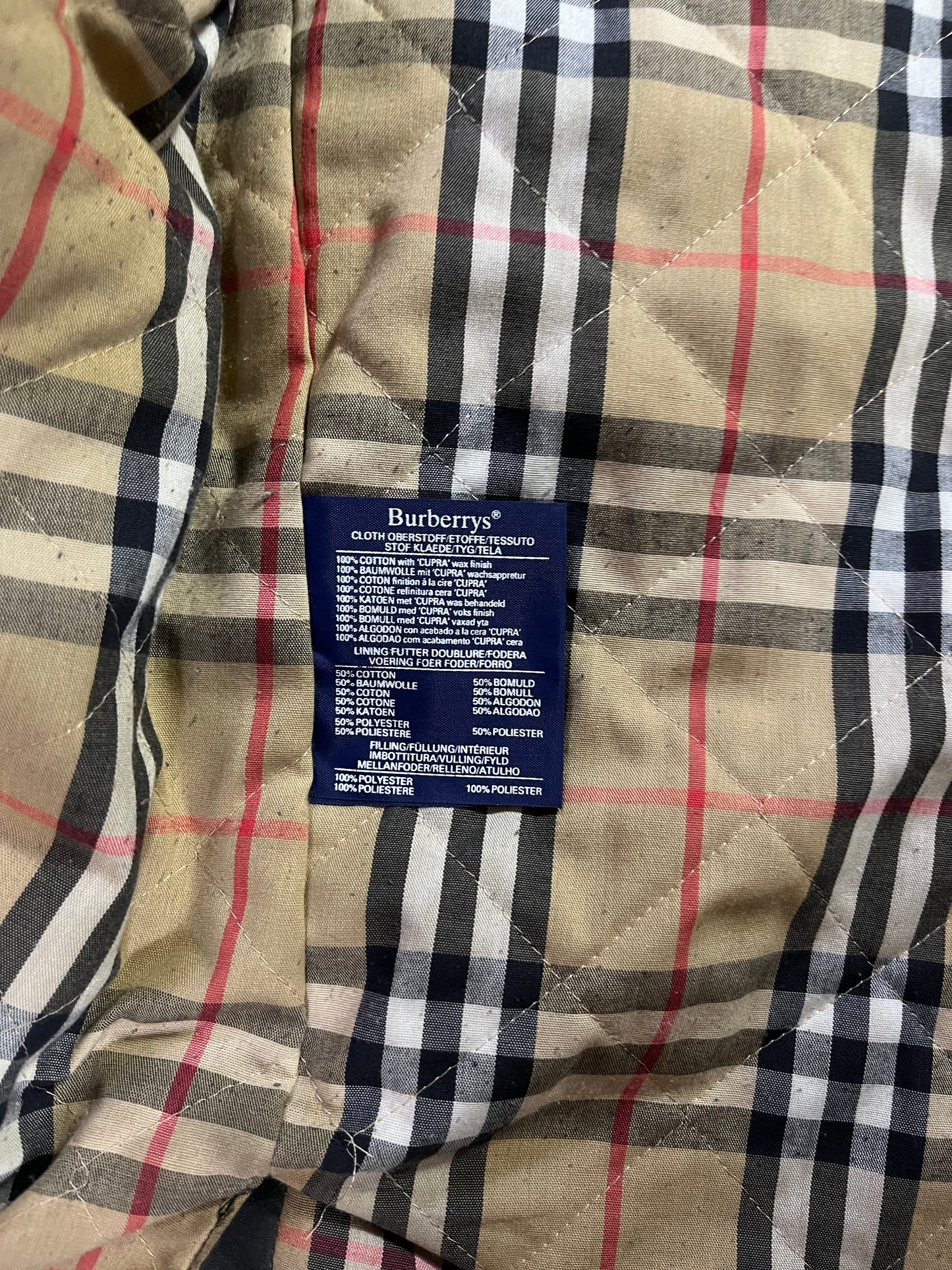 Vintage Burberry's Green Wax Jacket