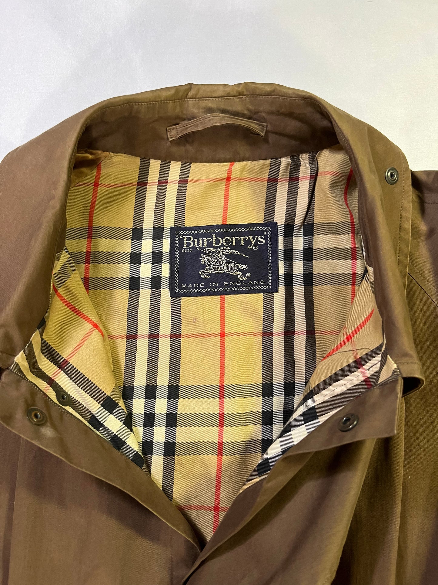 Vintage Burberrys Mac - Brown With Classic Half Lining