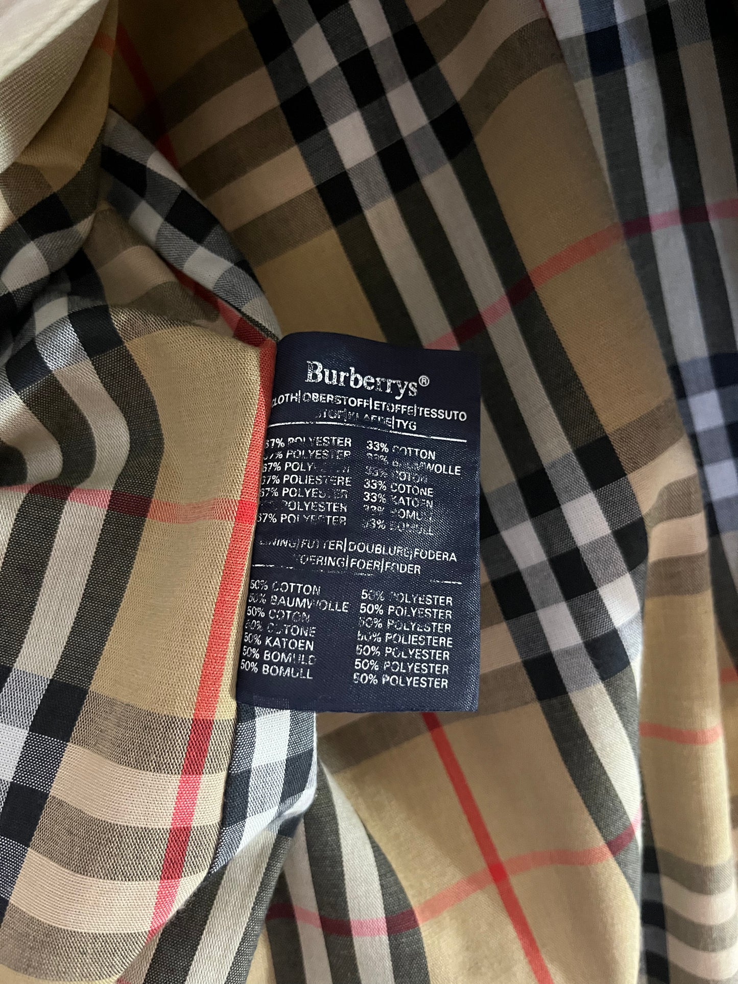 Vintage Burberrys' Mac With Classic Full Lining