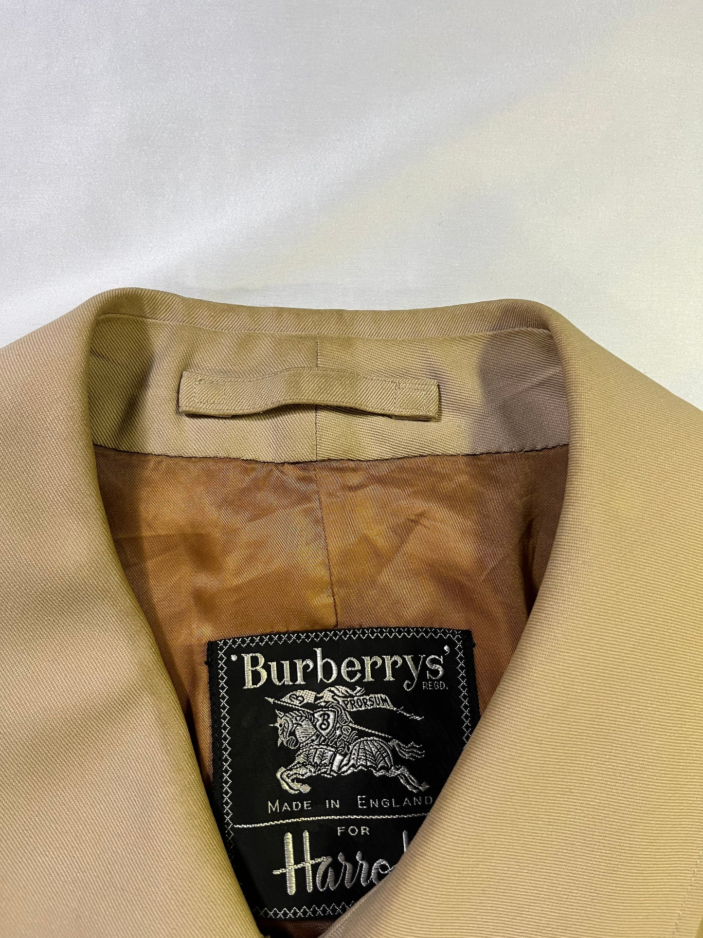 Vintage Burberrys' Of Harrods Solgardine Trench Coat